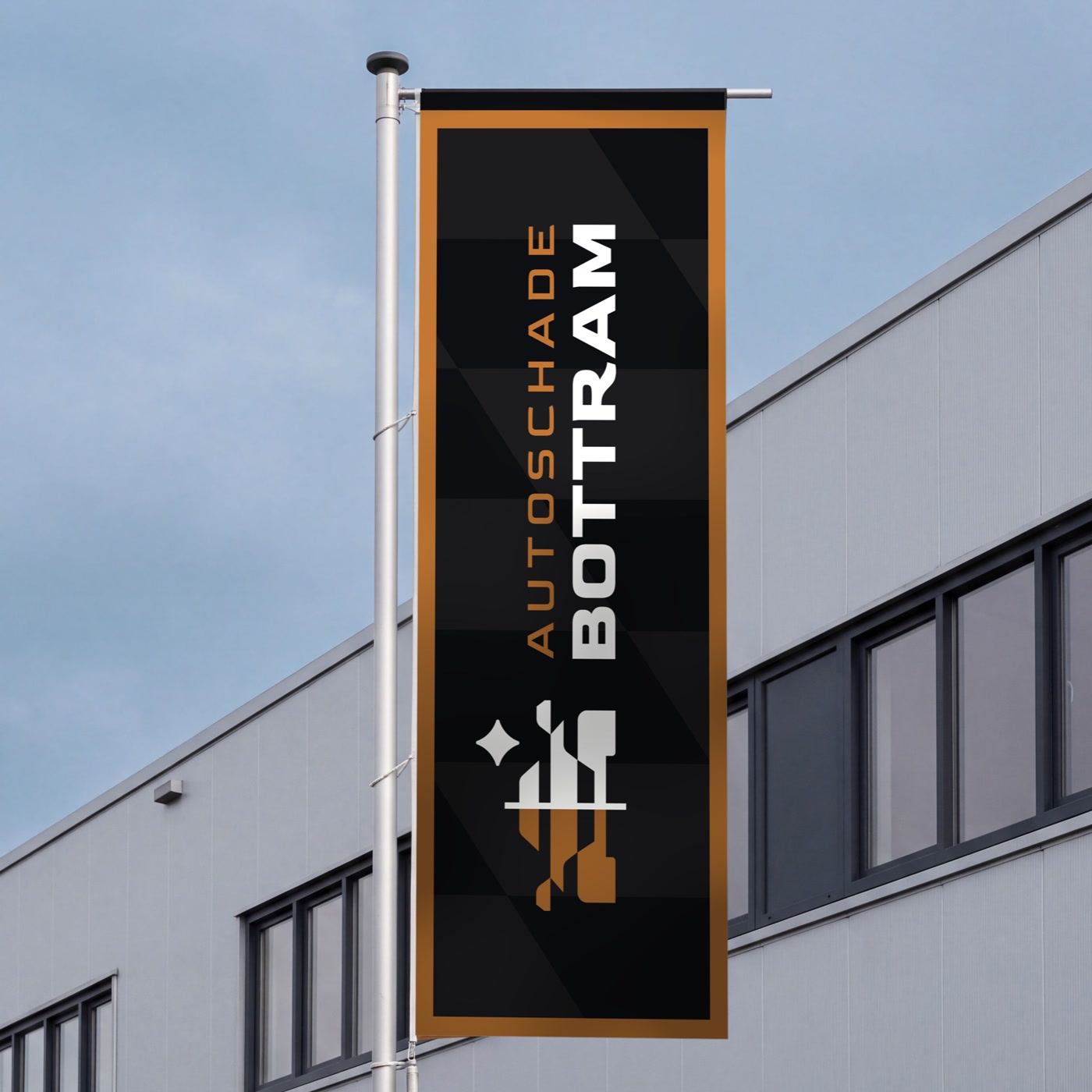 Autoschade Bottram, ontwerp Studio Nikos