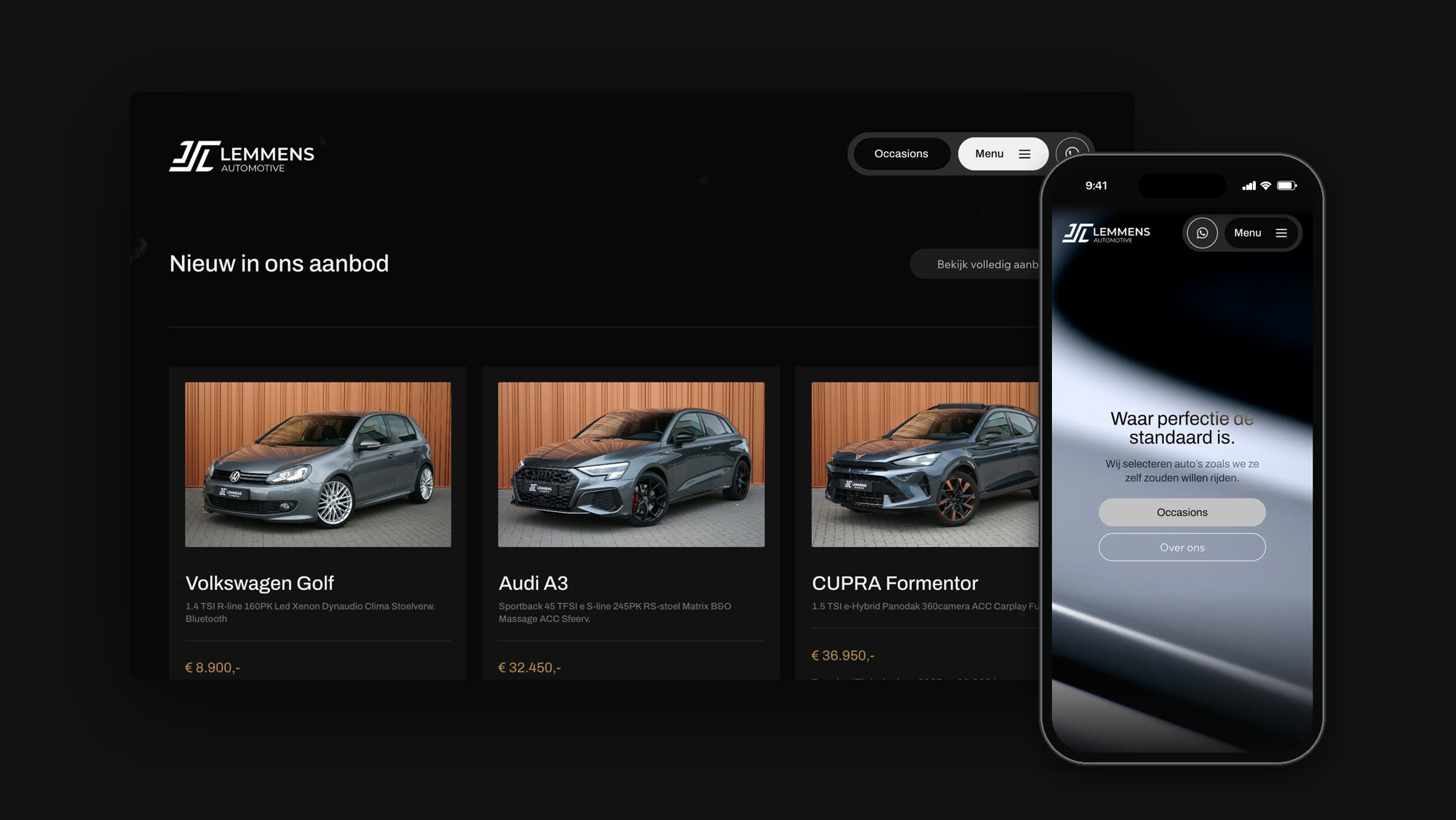Lemmens Automotive, ontwerp Studio Nikos